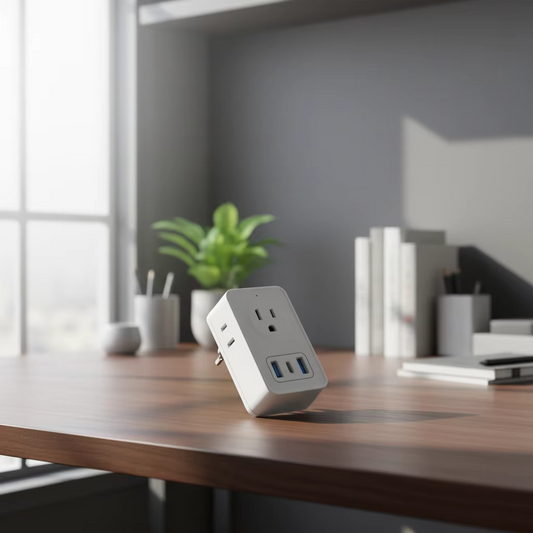 محول قابس السفر الأوروبي من HANYCONY مع مخرجين تيار متردد و3 منافذ USB (2 USB-C)، محول طاقة دولي من النوع C لإيطاليا وإسبانيا وفرنسا وألمانيا والبرتغال ومعظم دول أوروبا