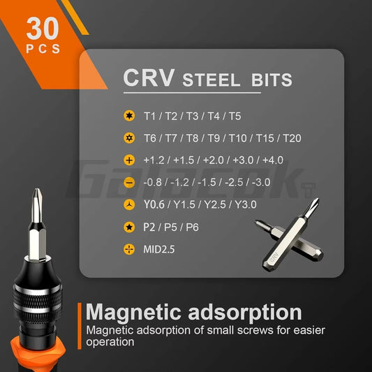 40-in-1 Precision Screwdriver Set – Multifunctional Repair Tool Kit for Phones, Laptops, PCs & Electronics