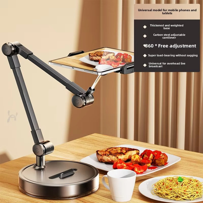 Adjustable Overhead Phone Holder Stand – Desktop Mobile Mount for Video Recording, Live Streaming & Vlogging